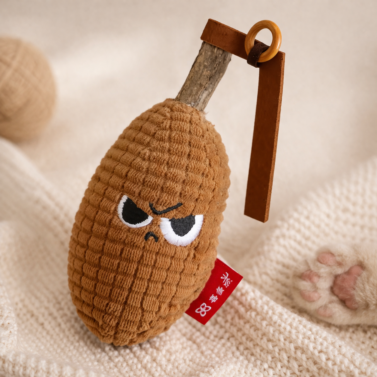 Paw Grenade Silvervine Cat Toy – Molar Chew Teaser for Dental Health & Interactive Play