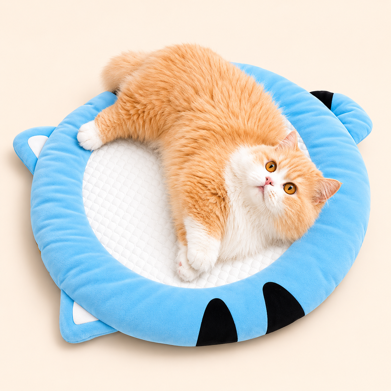 Summer Cooling Mat for Cats & Dogs – Breathable Washable Pet Cooling Bed (Non-Toxic, Anti-Heat)
