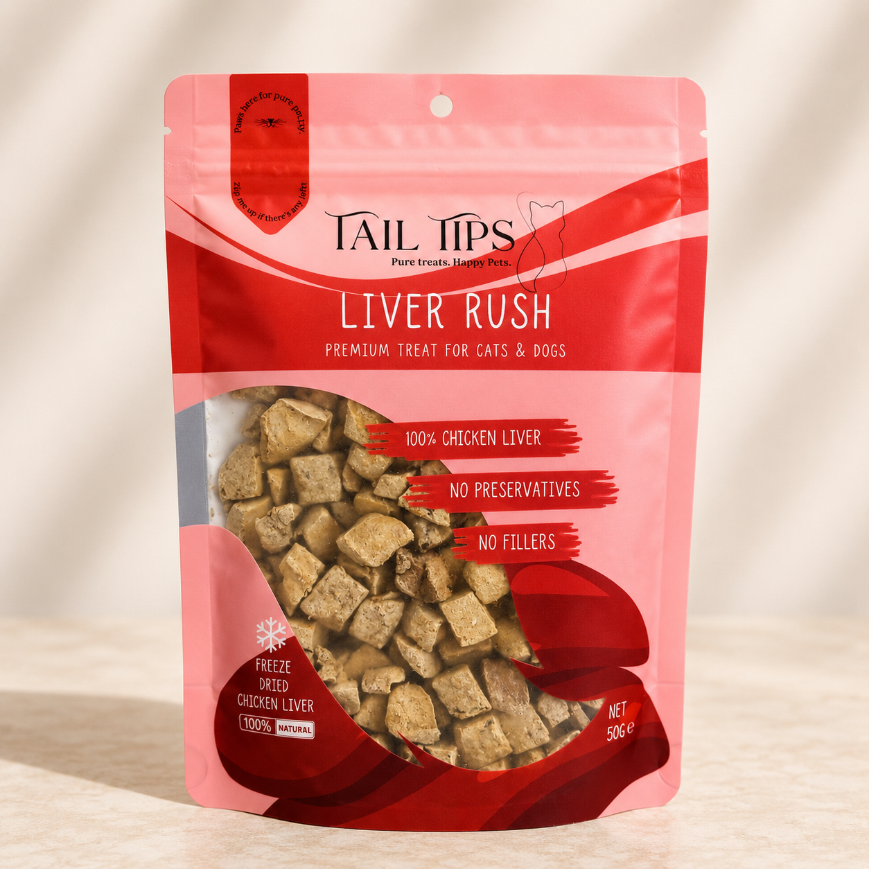 Taster Pack - 5 Freeze-Dried Pet Treats | Try All Flavours | Tail Tips UK