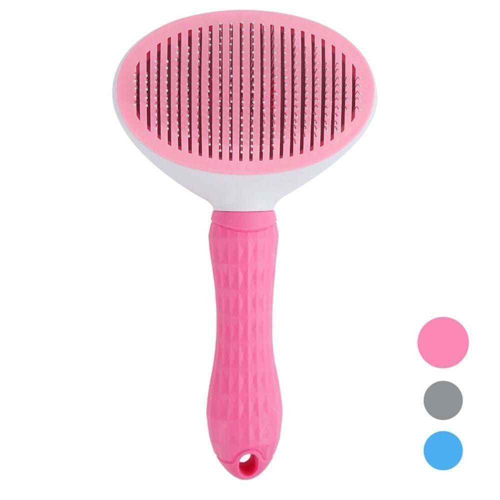 Auto Self-Cleaning Pet Hair Brush for Dogs & Cats – Easy Grooming