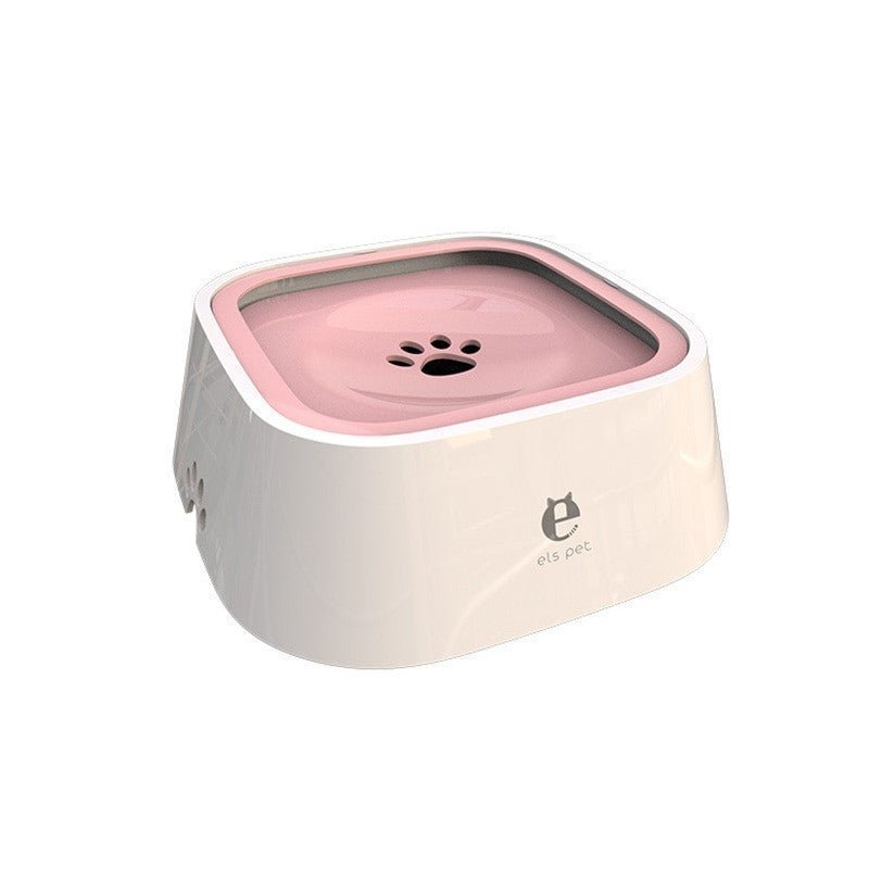 Dog & Cat Anti-Overflow Plastic Water Bowl – Spill-Proof Pet Feeder